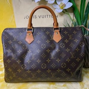 Authentic LV Monogram Speedy 35